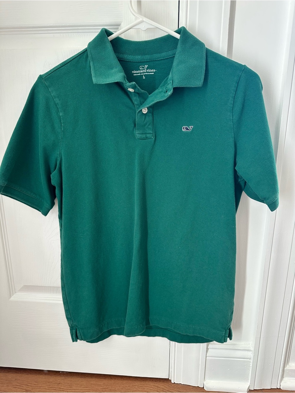 Boys Large Vineyard Vines Green Polo Shirt – Classic Whale Logo